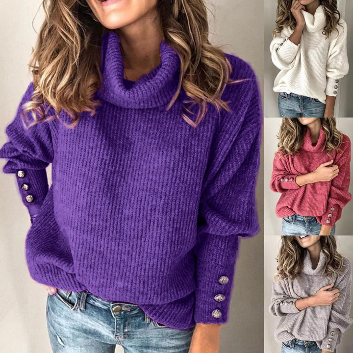 Lune London | Oversized Sweater with Turtleneck