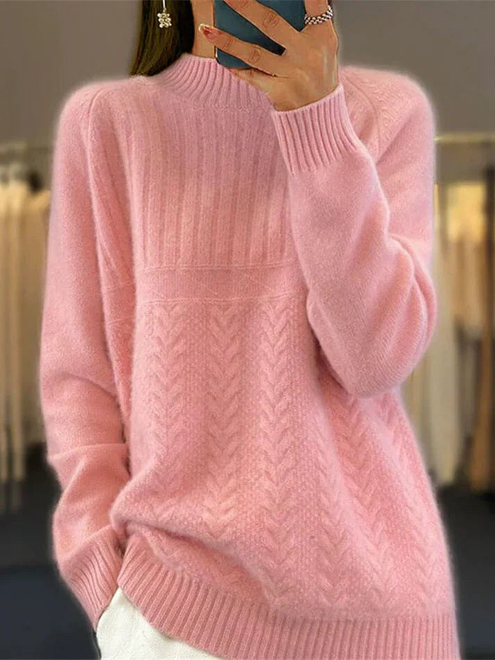 Lune London | High Neck Ribbed Sweater