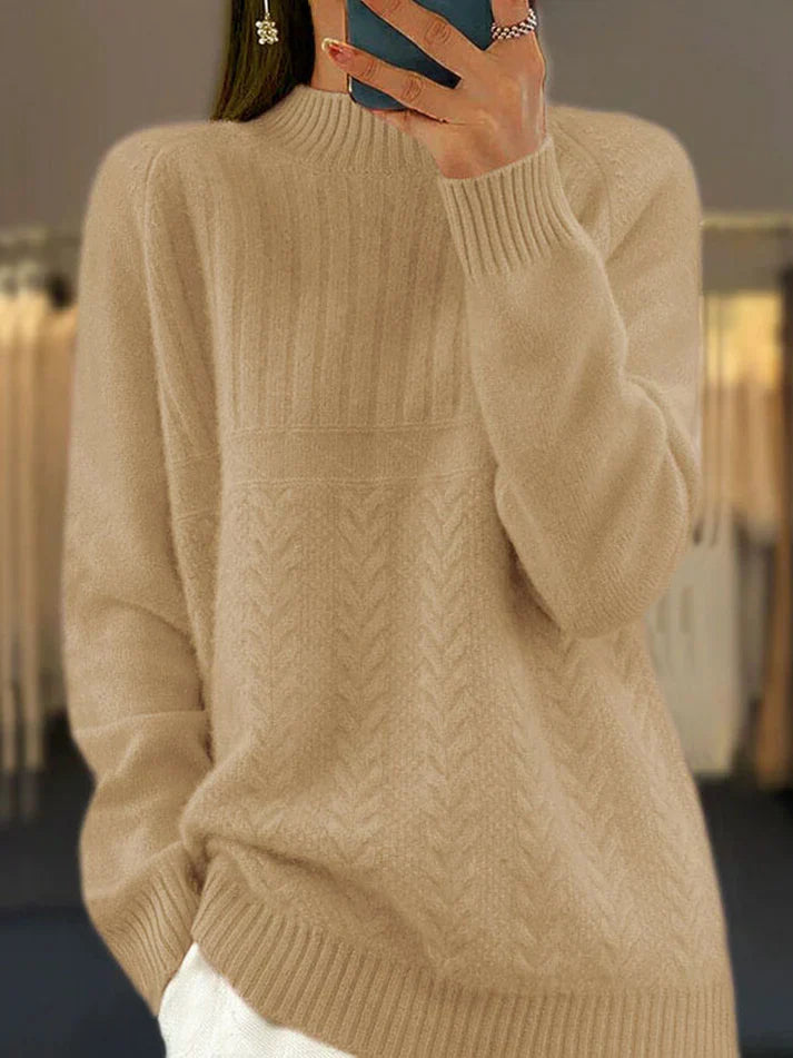 Lune London | High Neck Ribbed Sweater