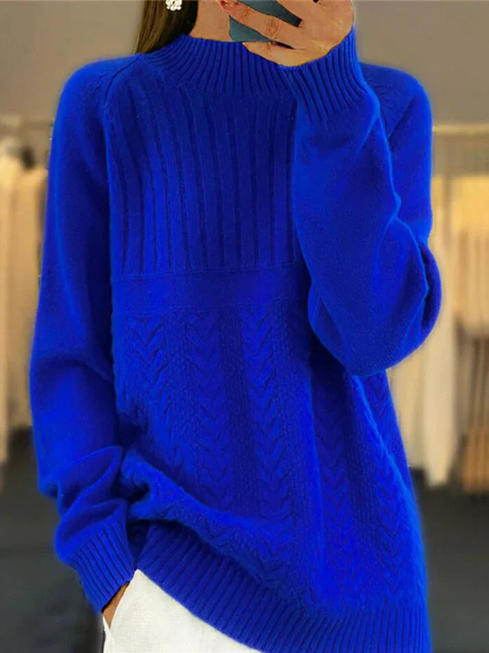 Lune London | High Neck Ribbed Sweater