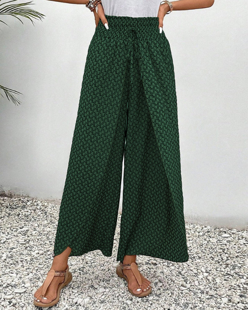 Lune London | Women's Trousers with Geometric Print