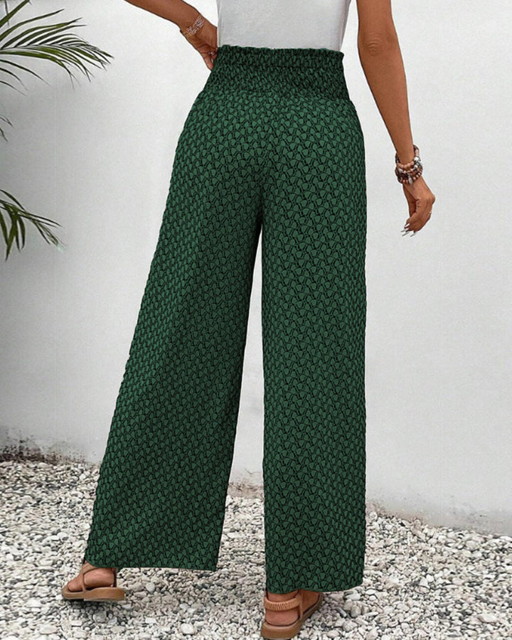 Lune London | Women's Trousers with Geometric Print