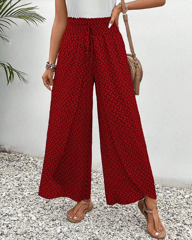 Lune London | Women's Trousers with Geometric Print