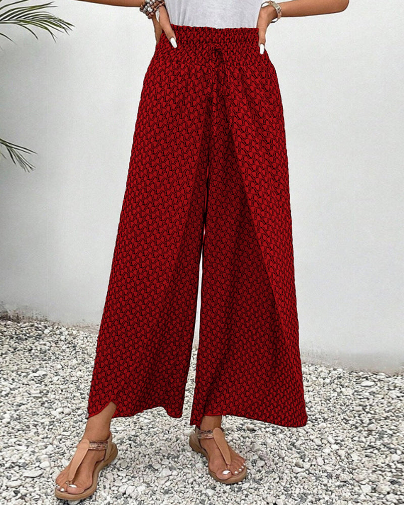 Lune London | Women's Trousers with Geometric Print