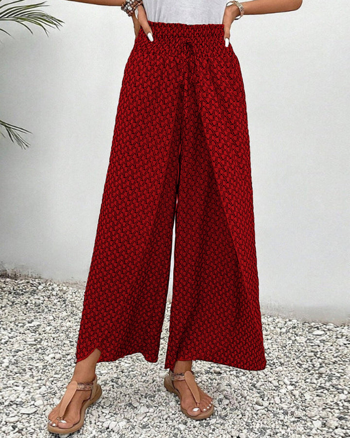 Lune London | Women's Trousers with Geometric Print