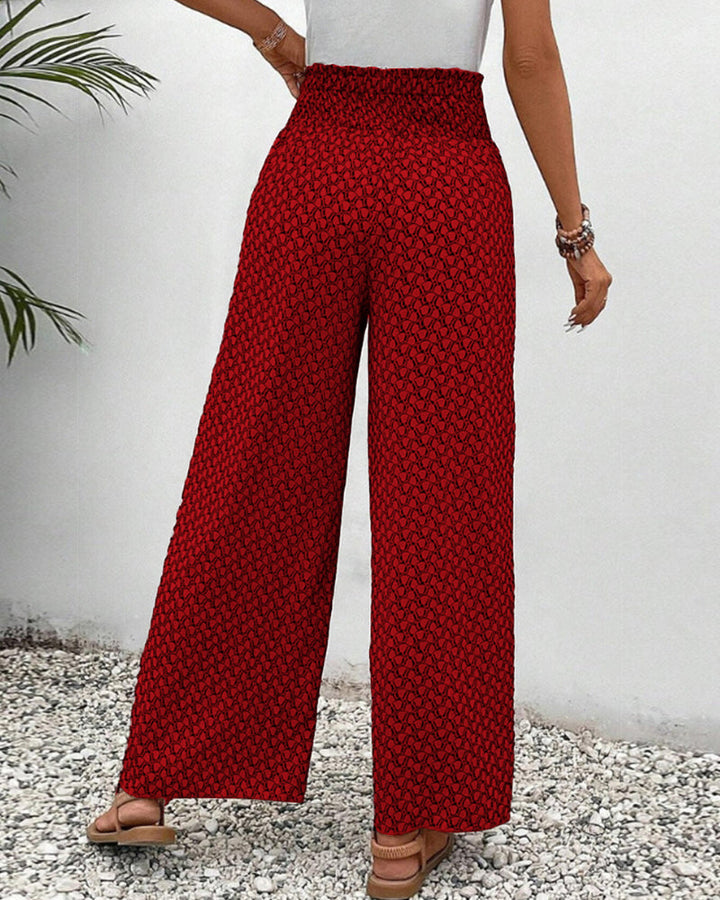 Lune London | Women's Trousers with Geometric Print