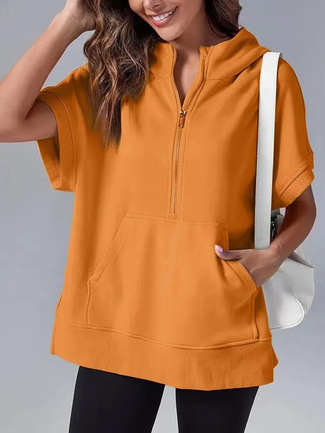 Lune London | Casual Short Sleeve Hoodie