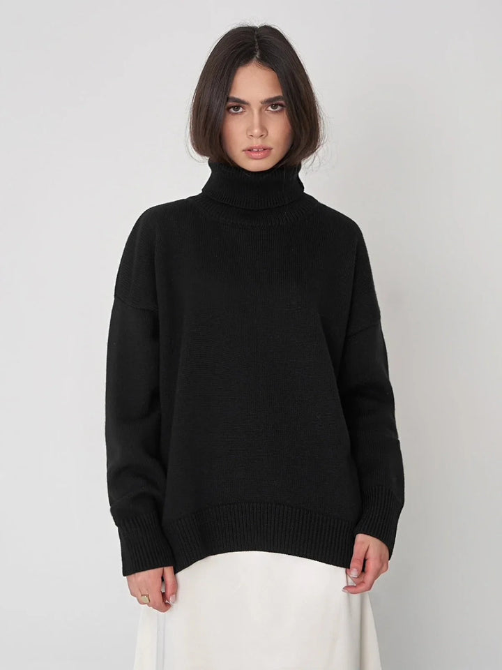 Lune London | Cozy Oversized Sweater with Turtleneck