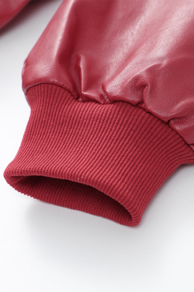 Lune London | Faux Leather Zip Jacket