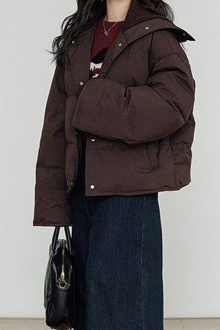 Lune London | Collar White Duck Down Puffer Jacket