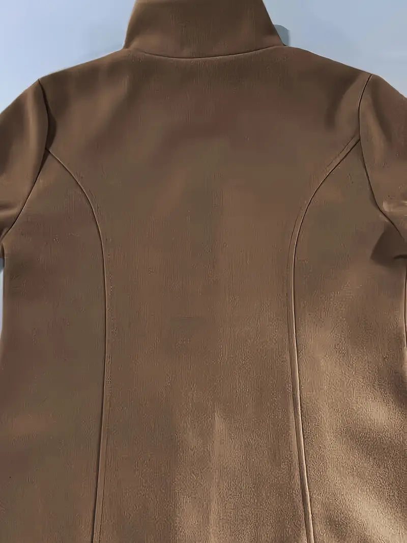 Lune London | Woven Single-Breasted Coat