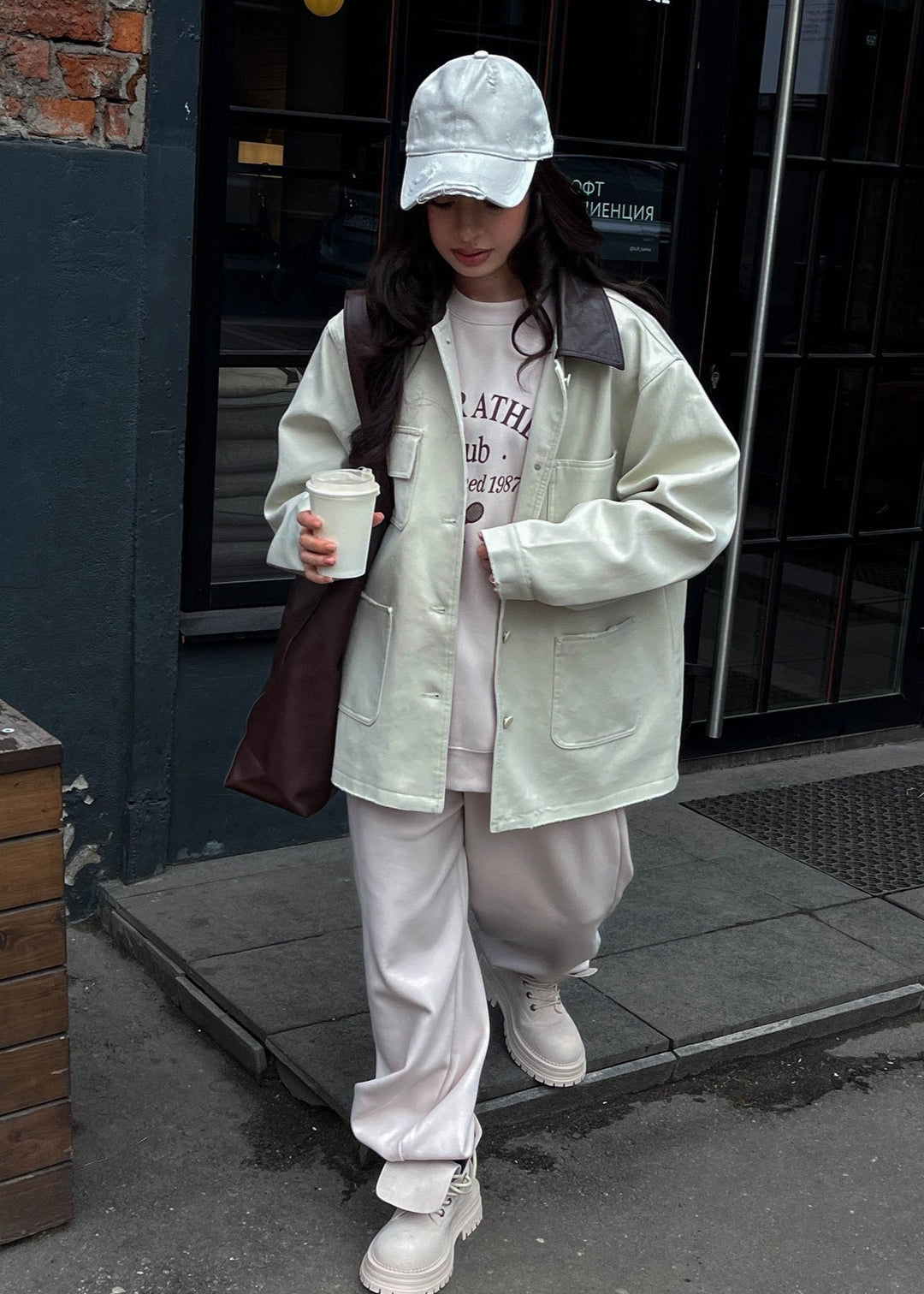 Lune London | Ease - Plus Size Button-Up Utility Jacket