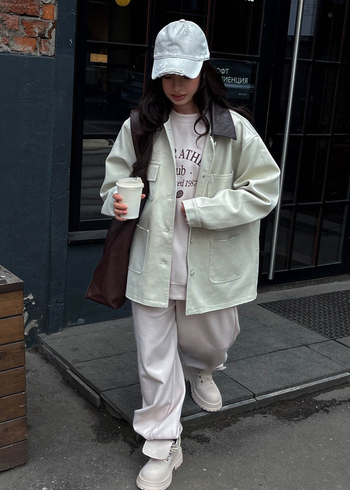 Lune London | Ease - Plus Size Button-Up Utility Jacket