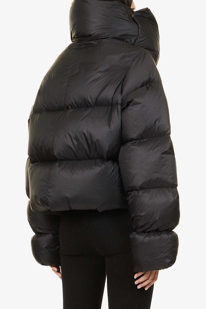 Lune London | Neck Scarf Collar Quilted Puffer Jacket