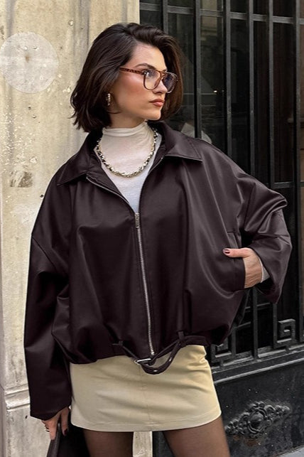 Lune London | Retro Biker Leather Jacket