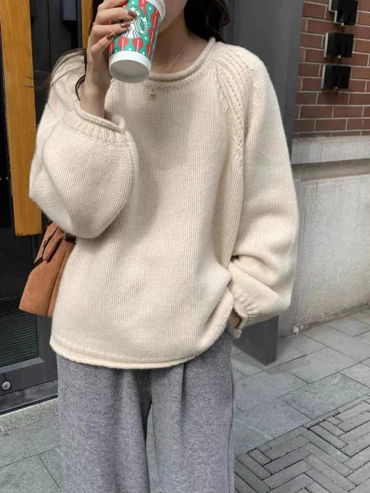 Lune London | Cozy oversized knit sweater for casual comfort