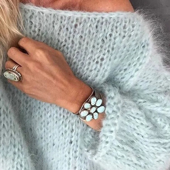 Women’s Oversized Mohair Pullover – Soft & Luxurious | Lune London