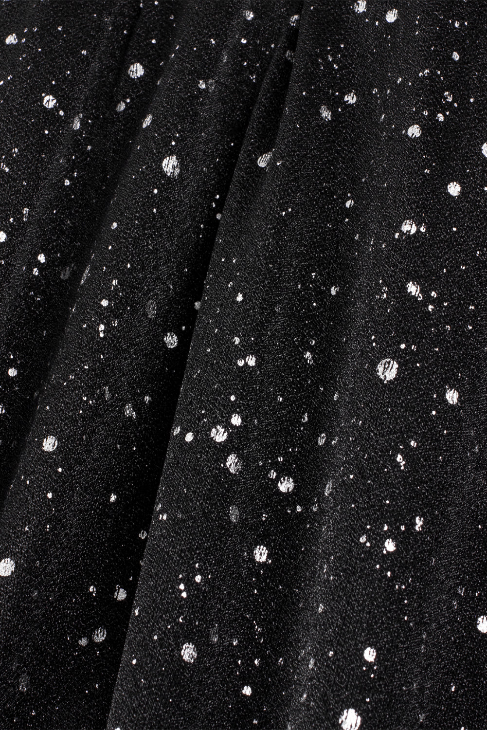 Lune London | Elegant black sparkling dress with mesh screening
