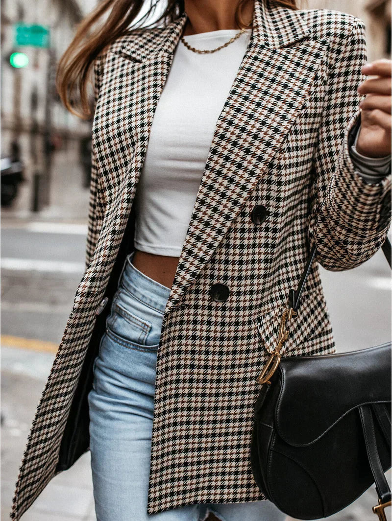Lune London | Structured Checked Blazer