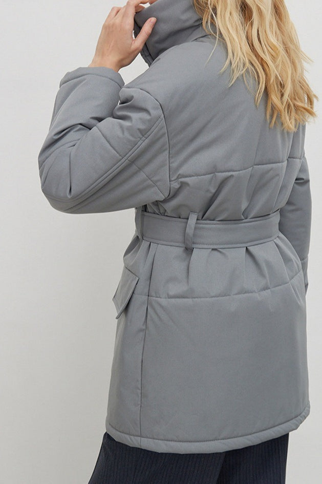 Lune London | Cotton Ties Waist Puffer Jacket