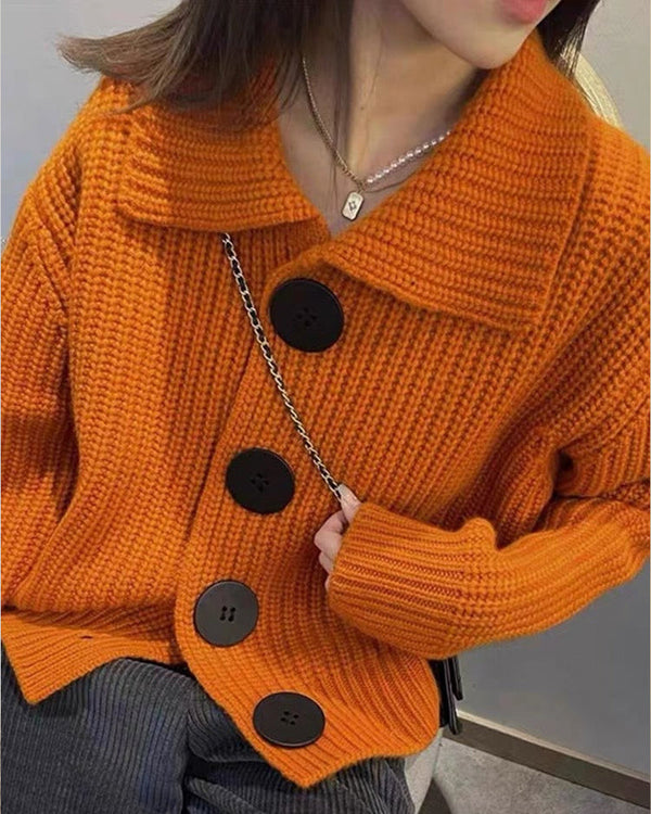 Lune London | Cardigan with large buttons for women