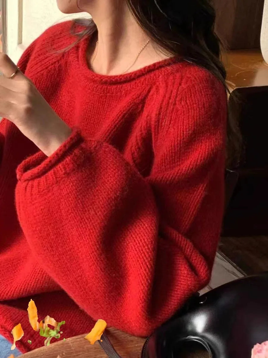 Lune London | Cozy oversized knit sweater for casual comfort