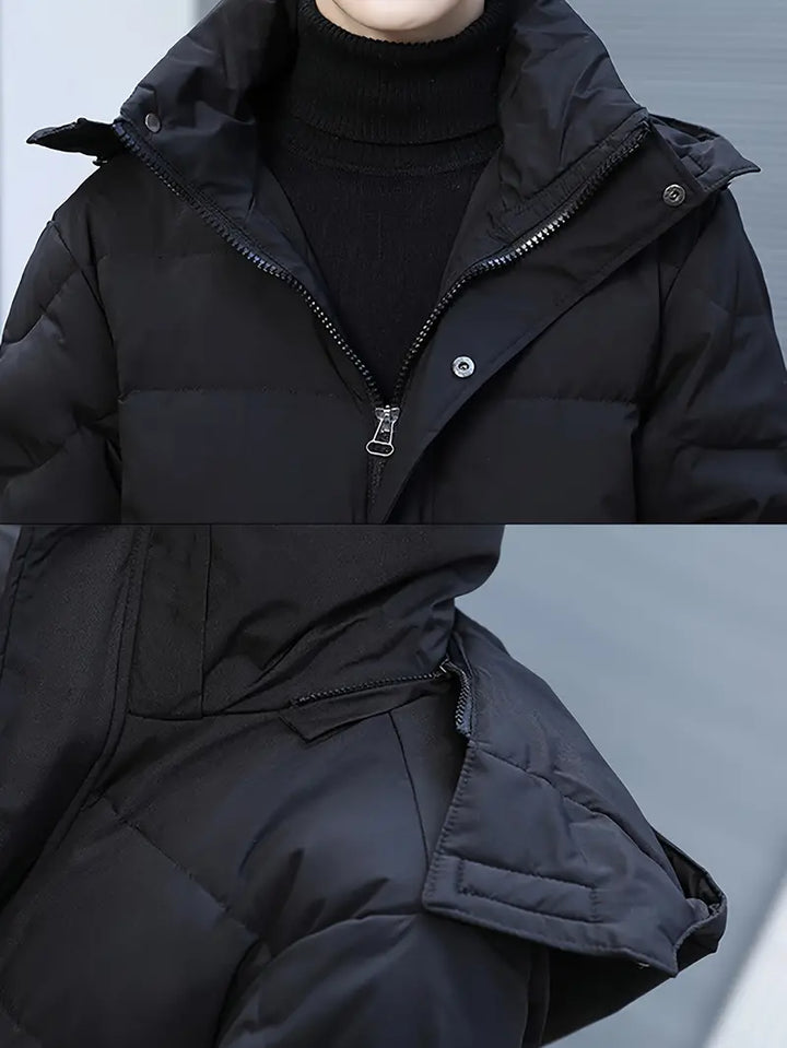 Lune London | Warm Long Quilted Winter Jacket for Men