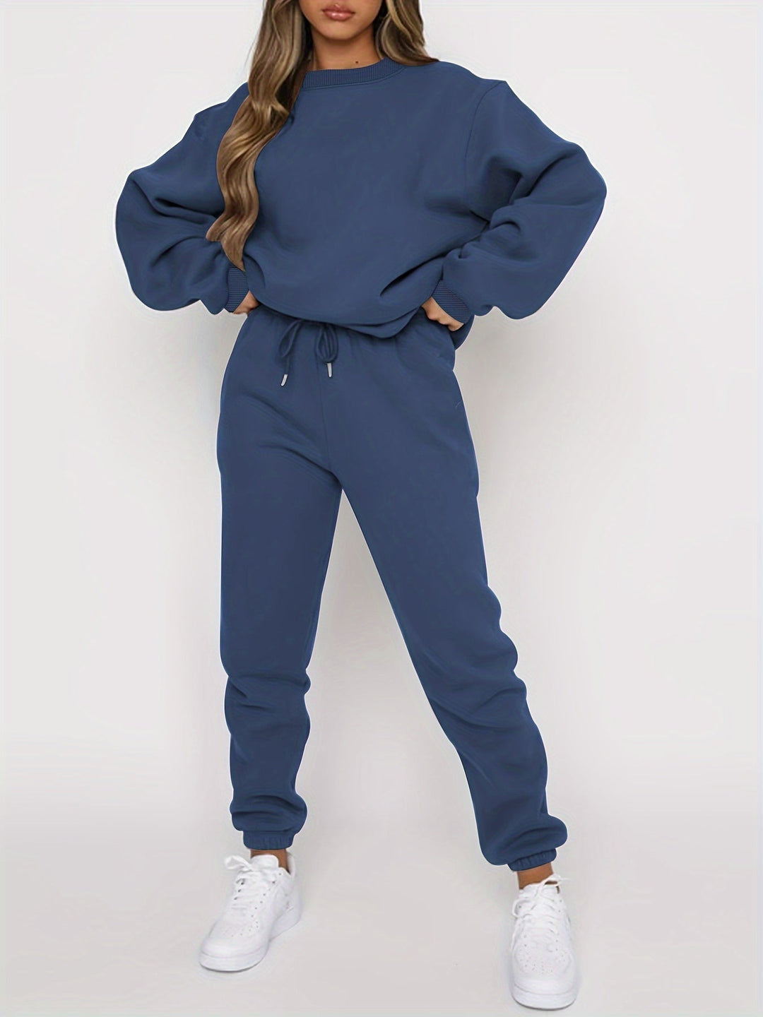 Lune London | Jogging Set - Oversized Sweatshirt & High-Waisted Jogger - Soft & Comfortable