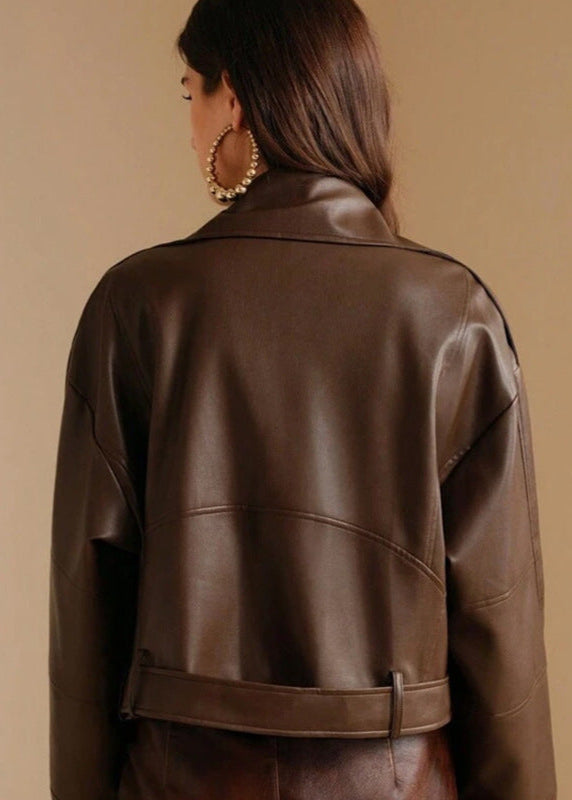 Lune London | Faux Leather Motorcycle Jacket – Modern Edge
