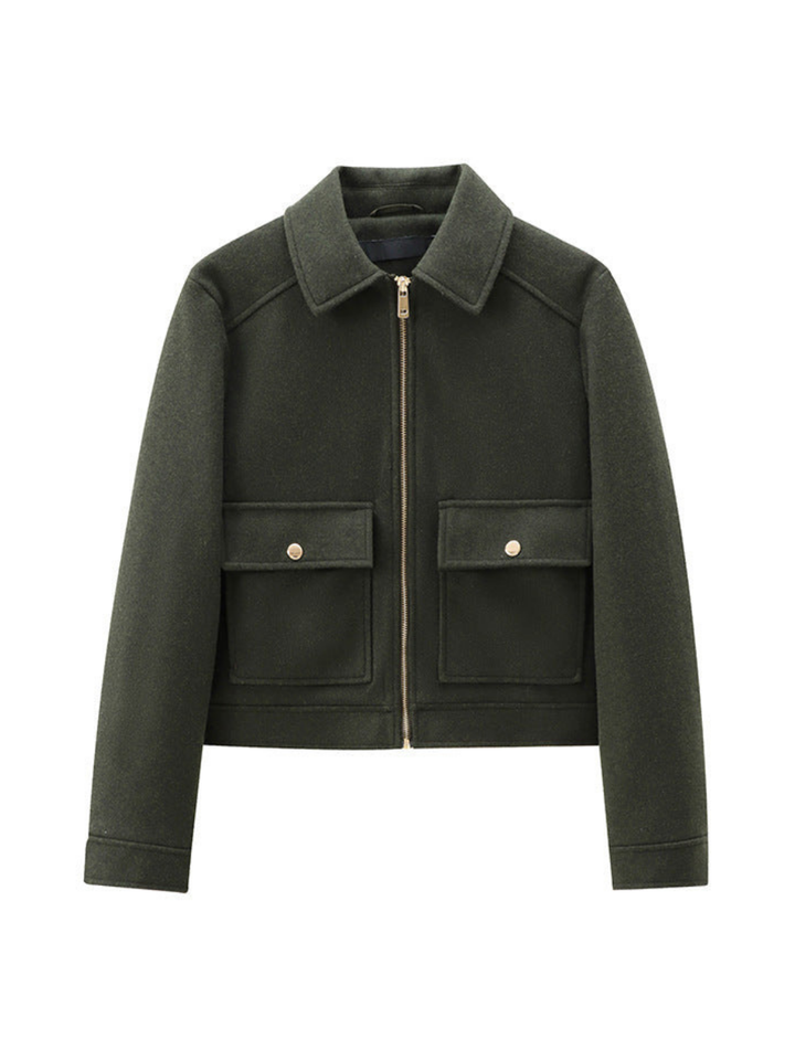 Lune London | Lapel Zipper Jacket