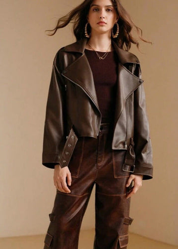 Lune London | Faux Leather Motorcycle Jacket – Modern Edge