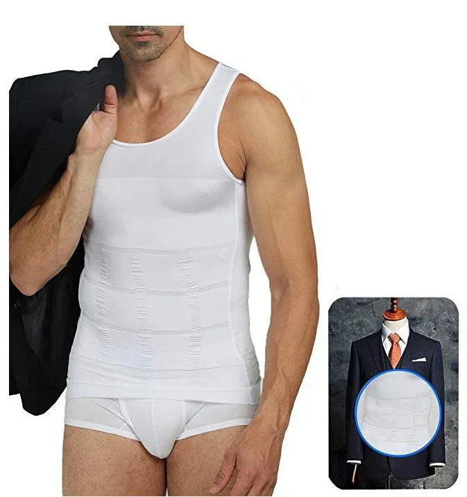 Lune London | Slim Fit Compression Body Shaper with Tummy Control and Invisible Undershirt Design