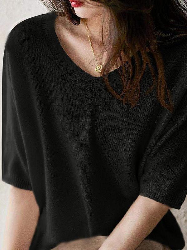 Lune London | Luxurious soft cashmere V neck sweater for women