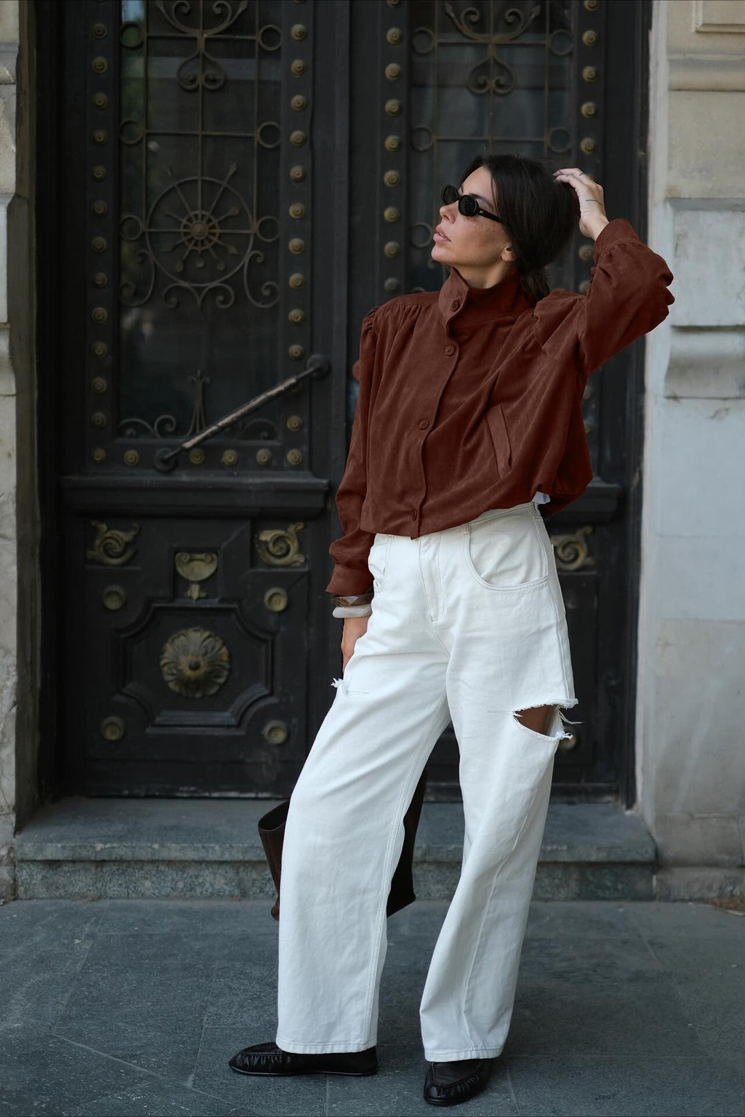 Lune London | Suede Style Long Sleeve Jacket