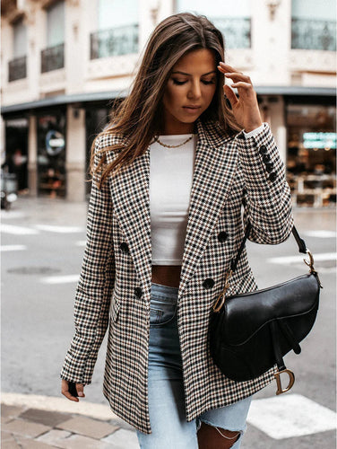 Lune London | Structured Checked Blazer