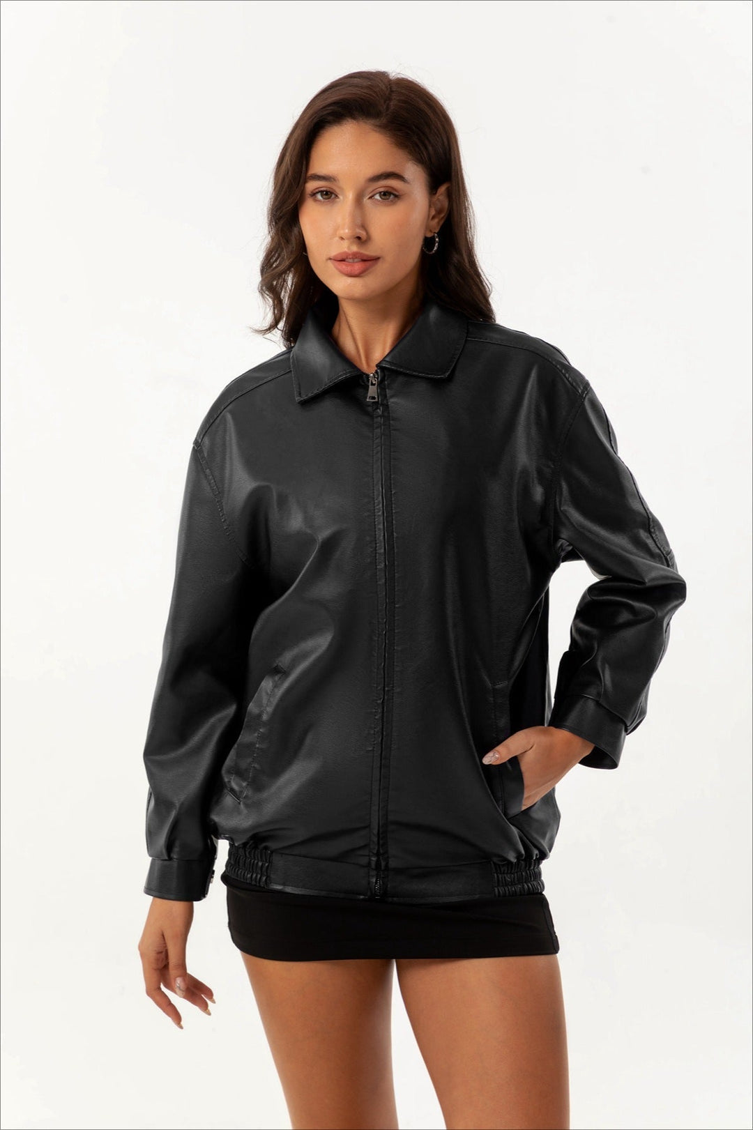 Lune London | Revers leather jacket
