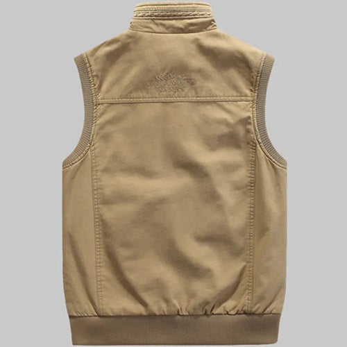 Lune London | Warm Sleeveless Zipper Jacket with Multiple Pockets