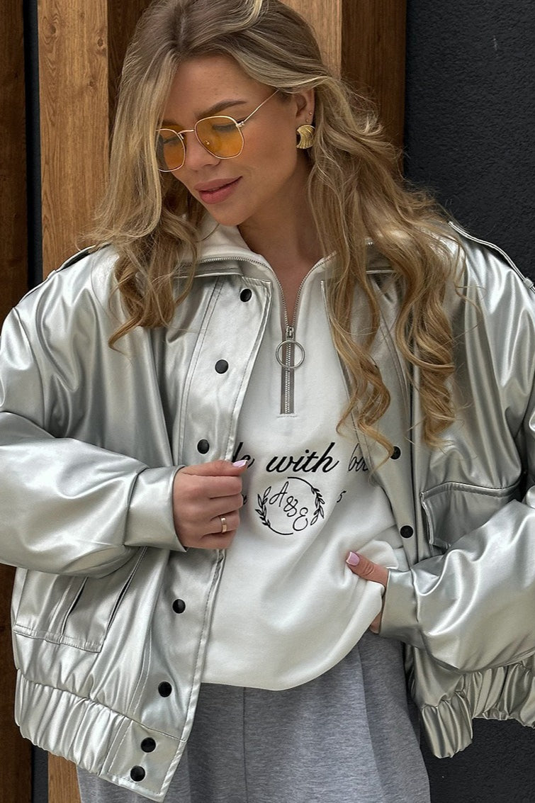 Lune London | Long Sleeve Leather Jacket
