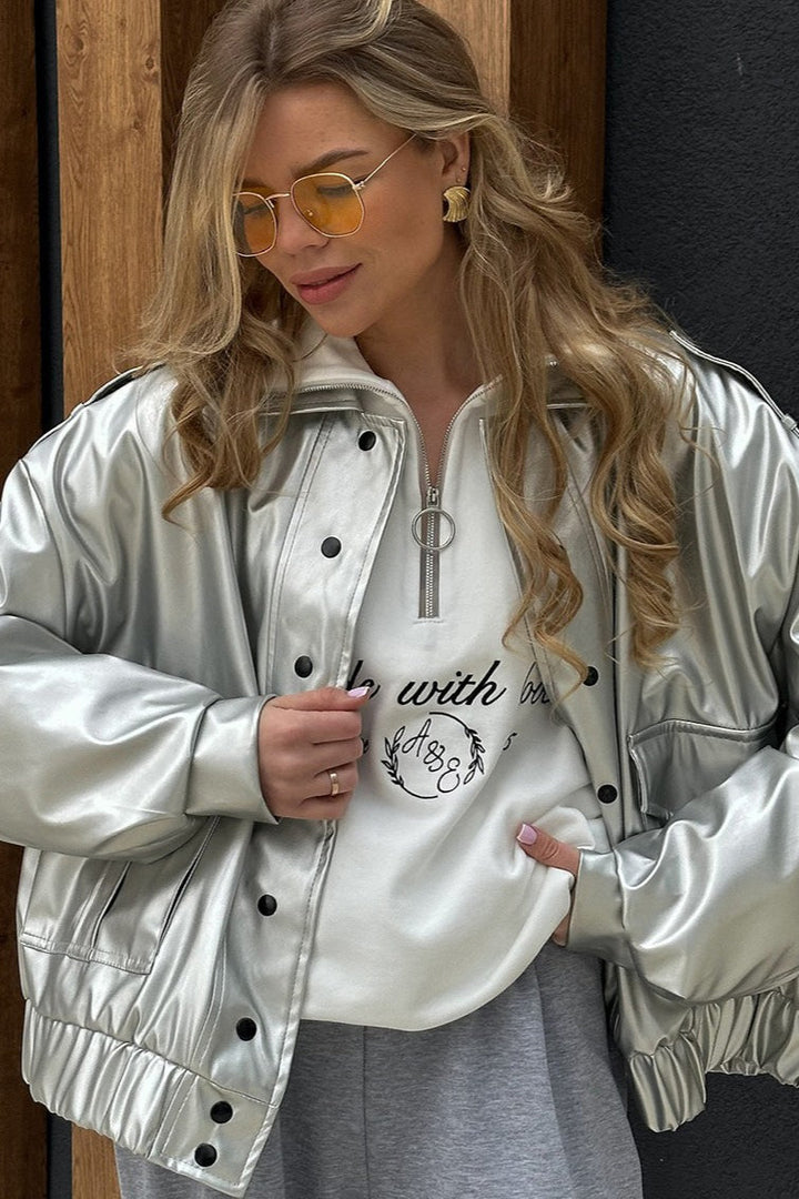 Lune London | Long Sleeve Leather Jacket
