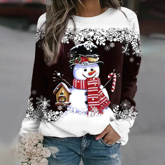 Lune London | Sweater with Snowman Pattern for Women