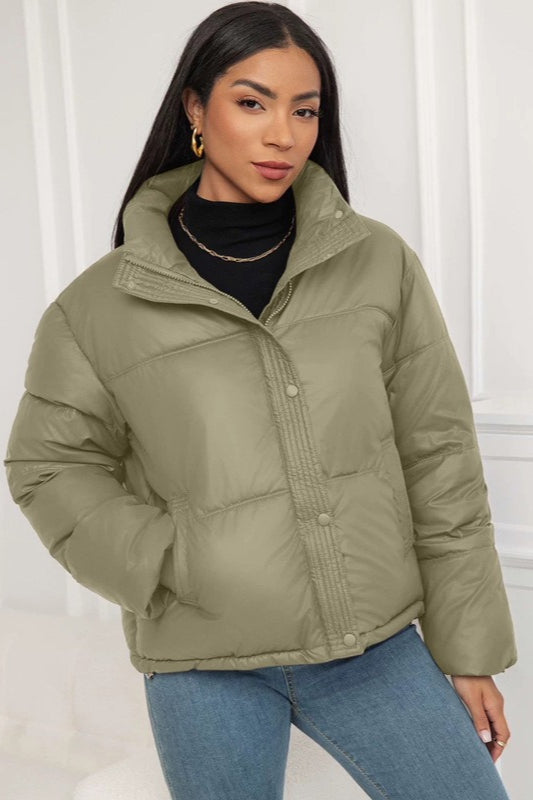 Lune London | Stand-collar puffer coat
