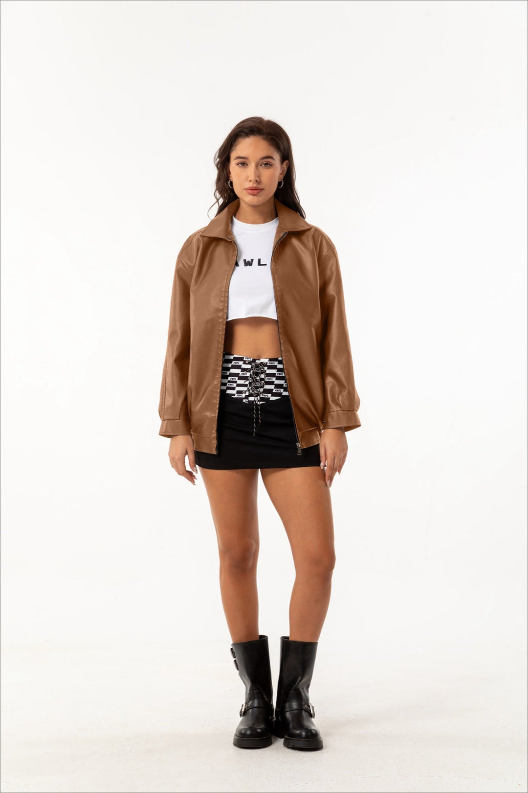 Lune London | Revers leather jacket