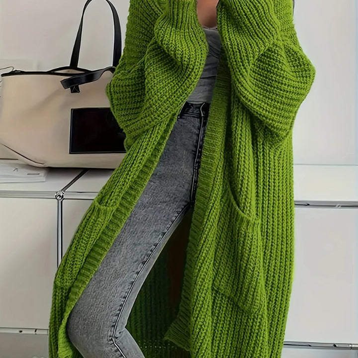 Lune London | Cozy knit cardigan with belt for women