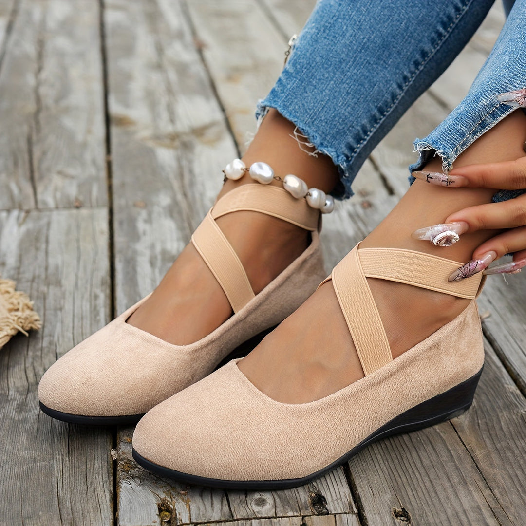 Lune London | Simple Women's Ballerinas Made Of Breathable Velvet