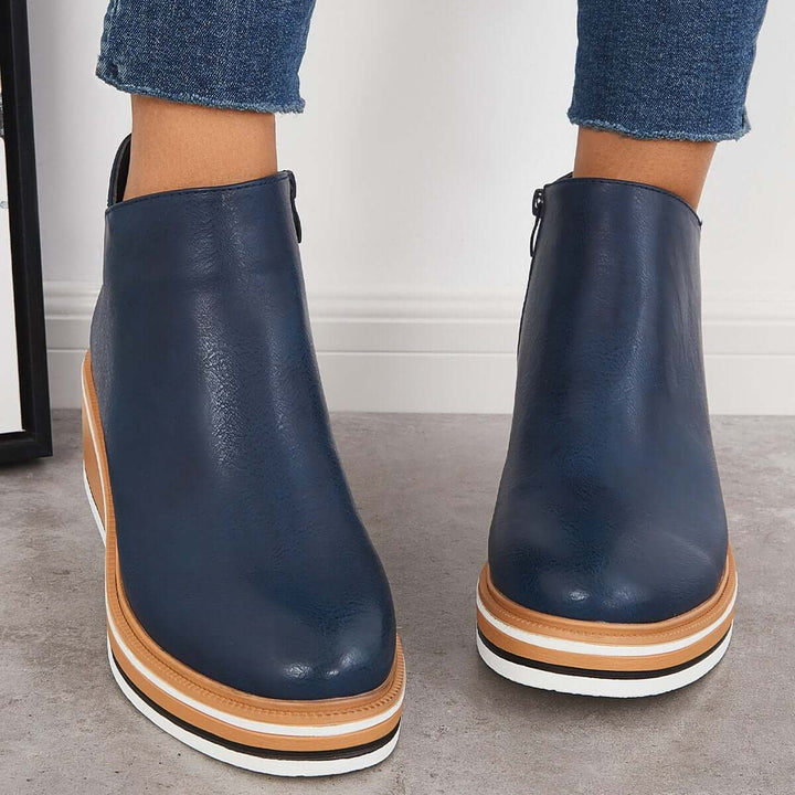 Lune London | Ankle Boot with Side Zipper