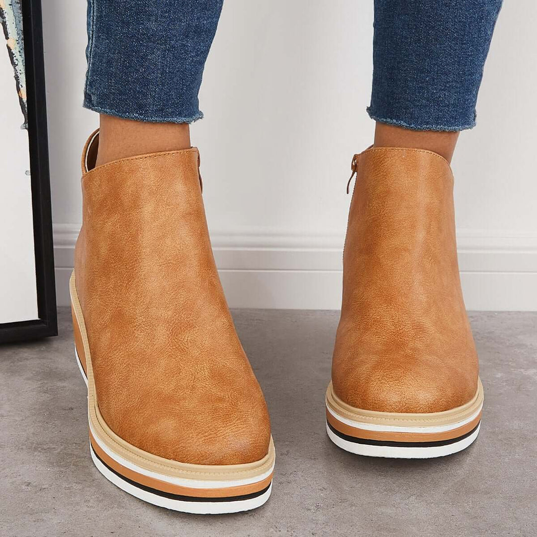 Lune London | Ankle Boot with Side Zipper