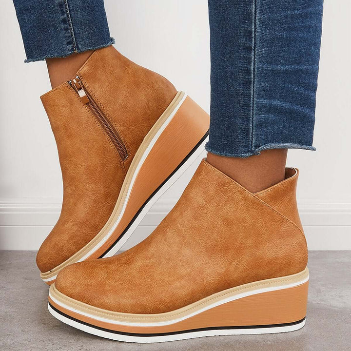 Lune London | Ankle Boot with Side Zipper