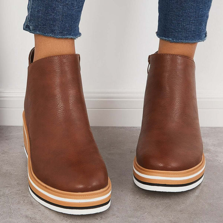 Lune London | Ankle Boot with Side Zipper