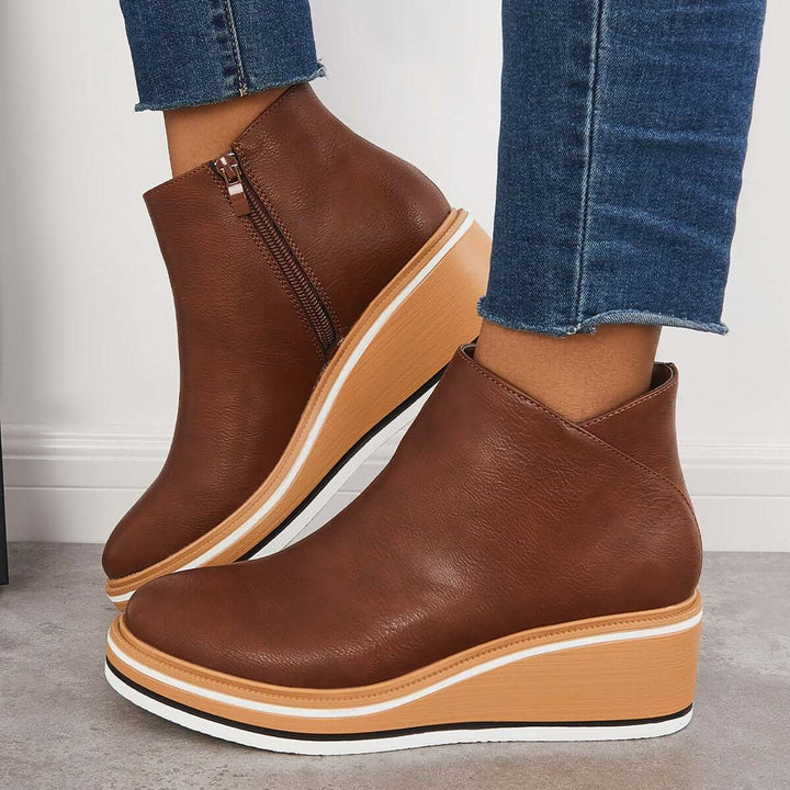 Lune London | Ankle Boot with Side Zipper