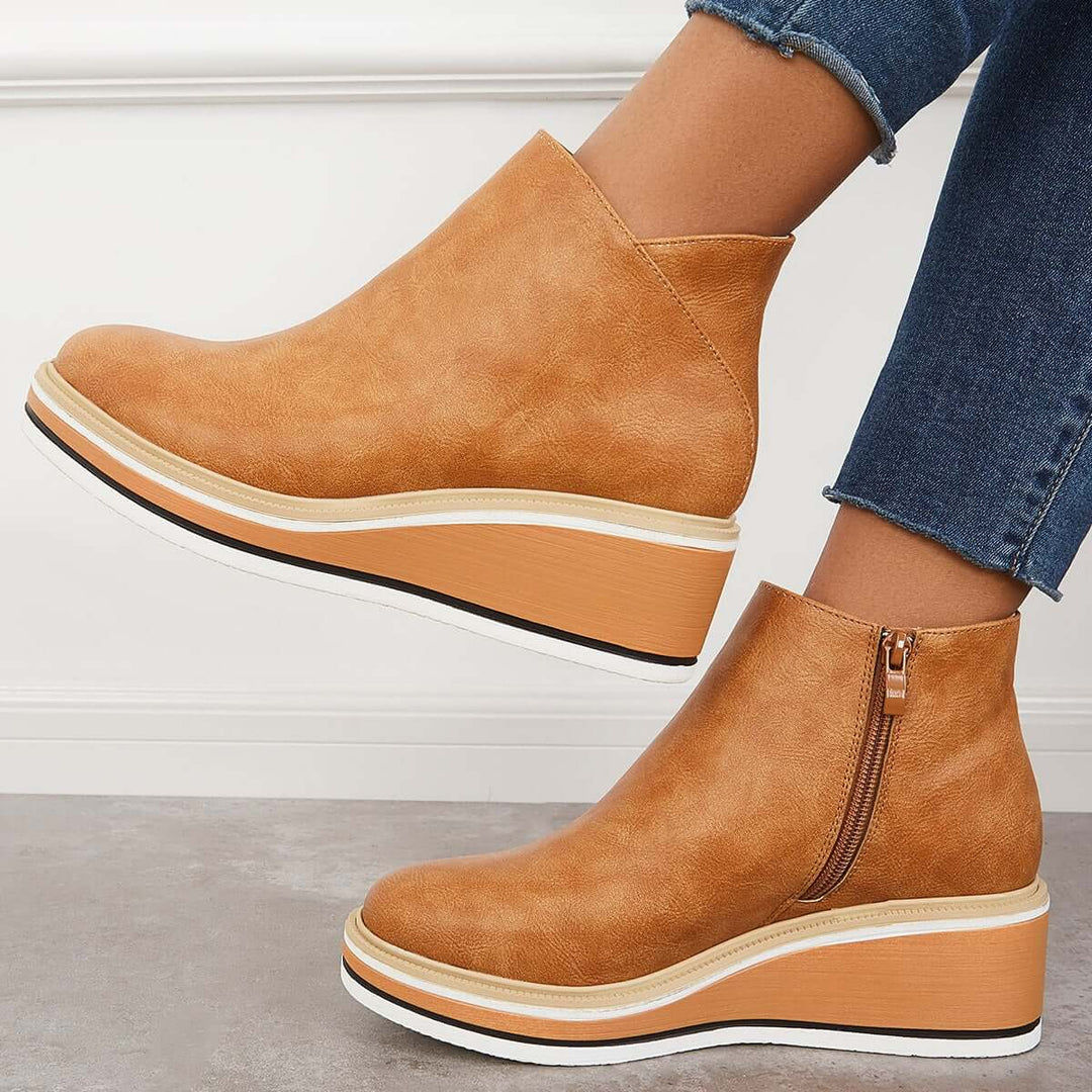 Lune London | Ankle Boot with Side Zipper